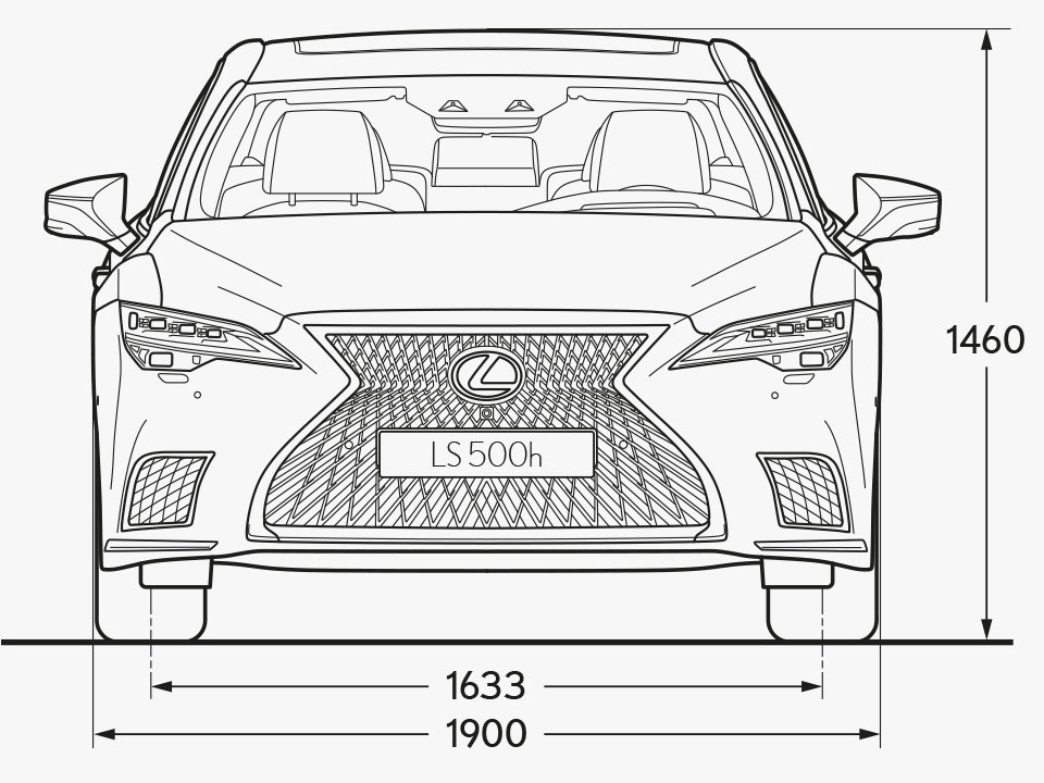 LS Front Dimensions Image