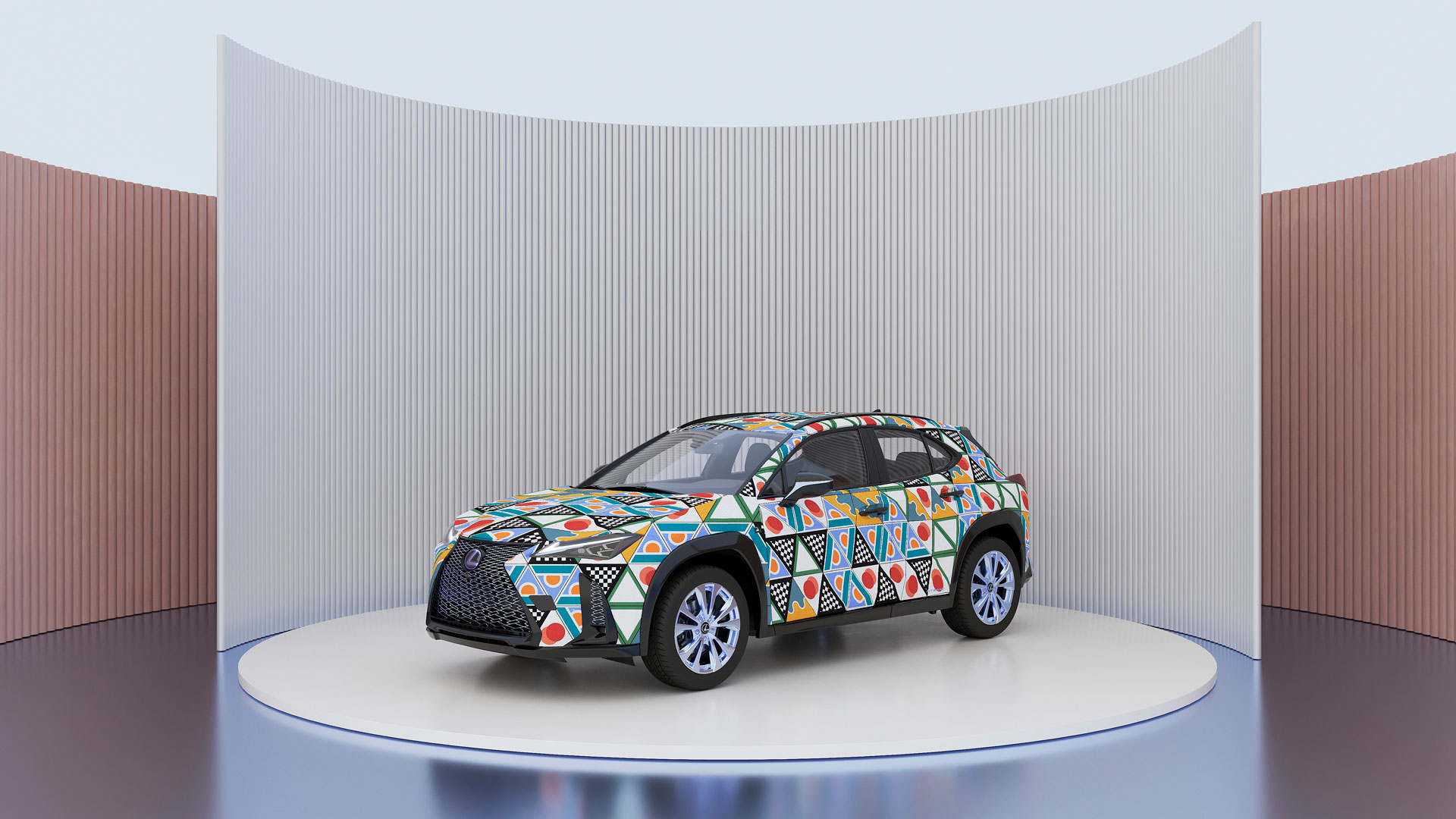 Imagen de los vehículos del Lexus Art Car