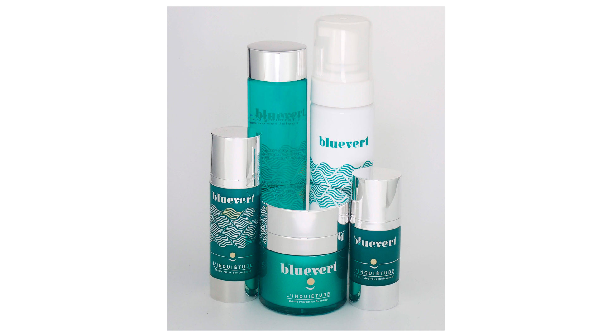 Imagen de la gama de productos cosméticos Bluevert