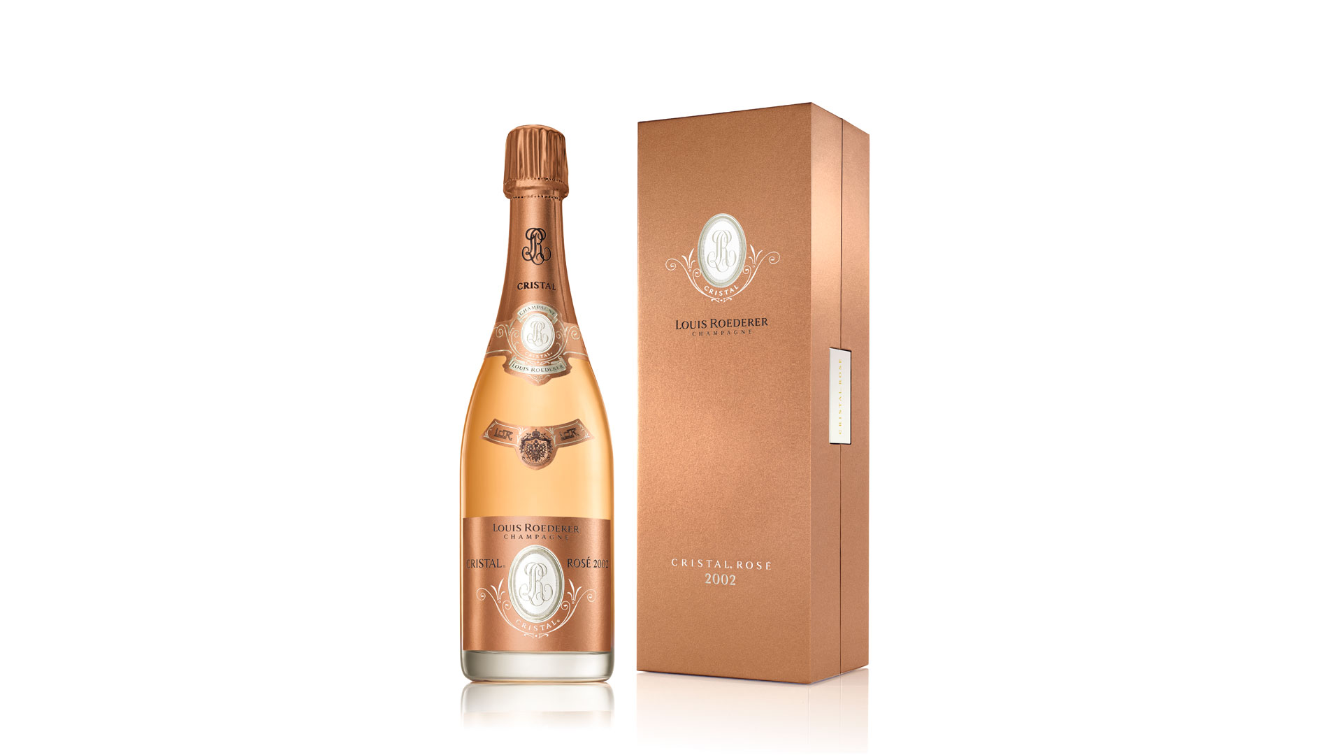Imagen del champagne Cristal Rosé de Louis Roederer