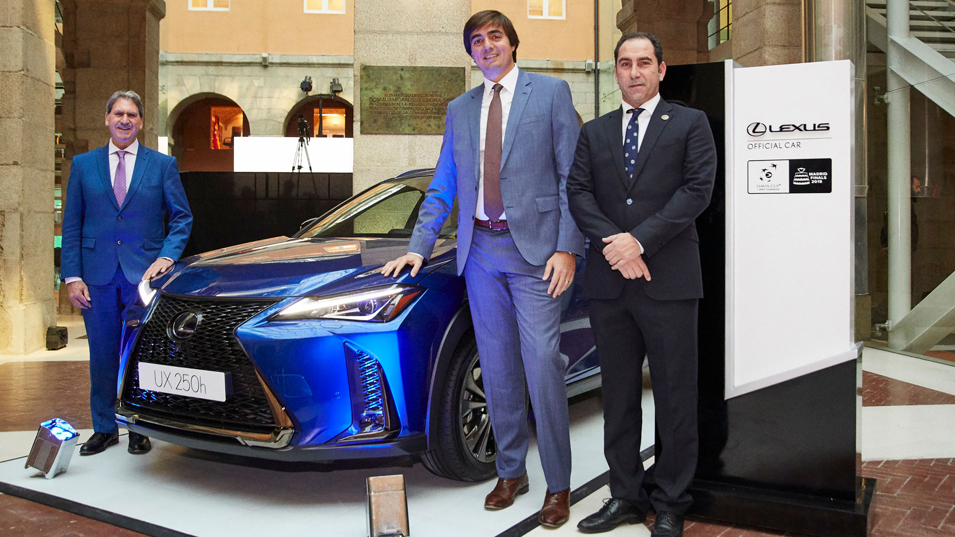 Imagen del evento del sorteo de las Davis Cup Madrid Finals 2019
