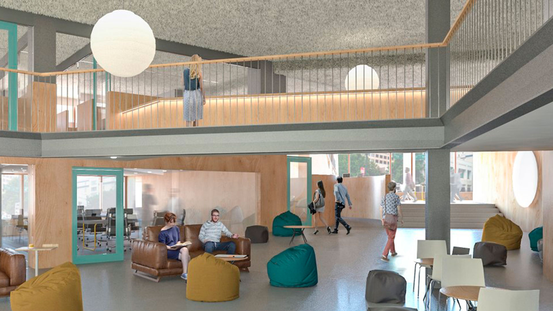 Imagen de uno de los espacios del Impact Hub Barceló en Madrid