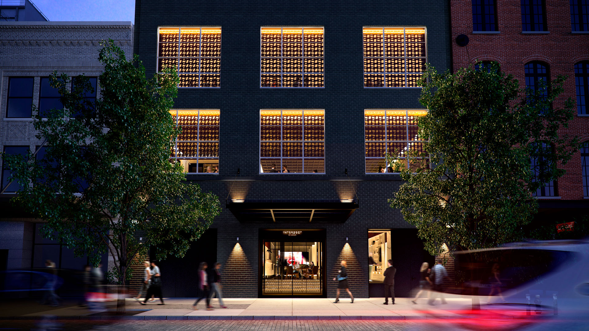 Imagen del nuevo espacio Intersect by Lexus en Nueva York