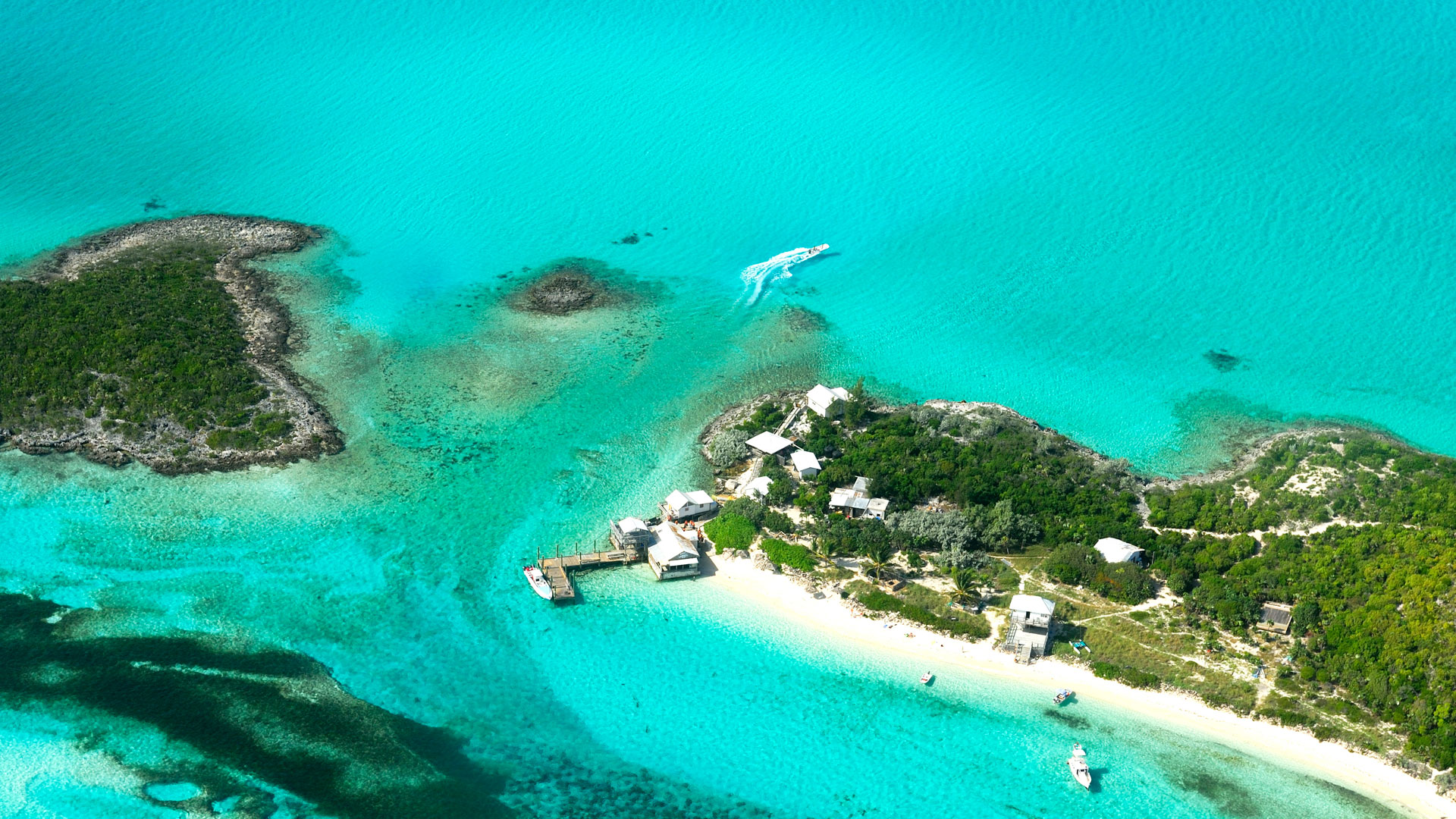 Imagen del archipiélago de Las Bahamas