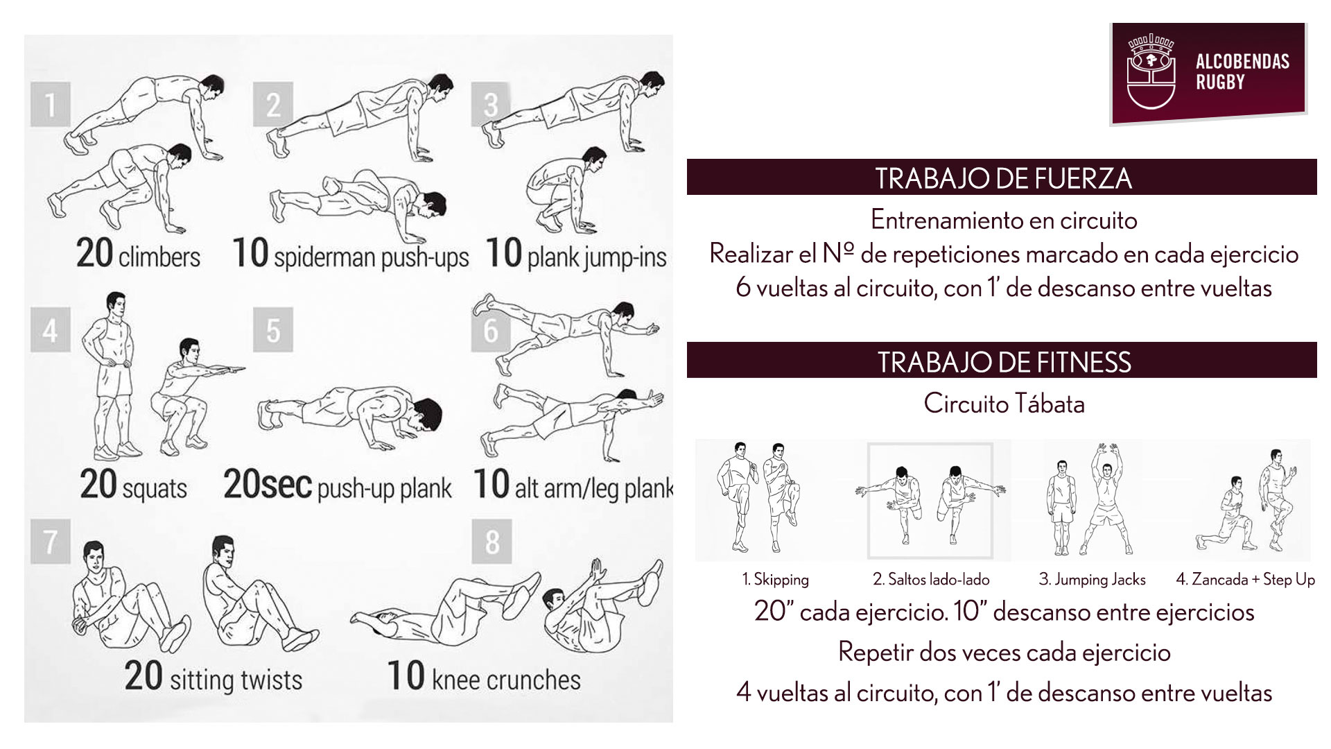 Imagen de rutina de entrenamiento