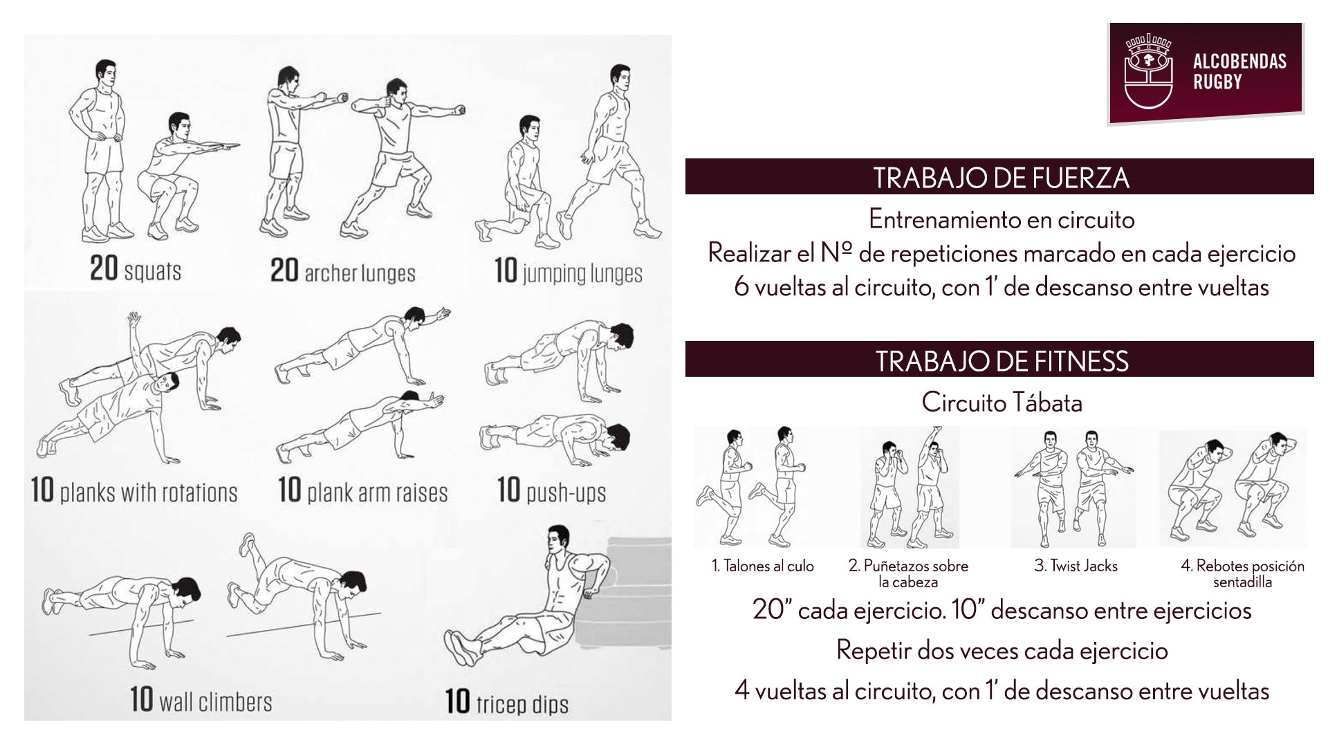 Imagen de rutina de entrenamiento