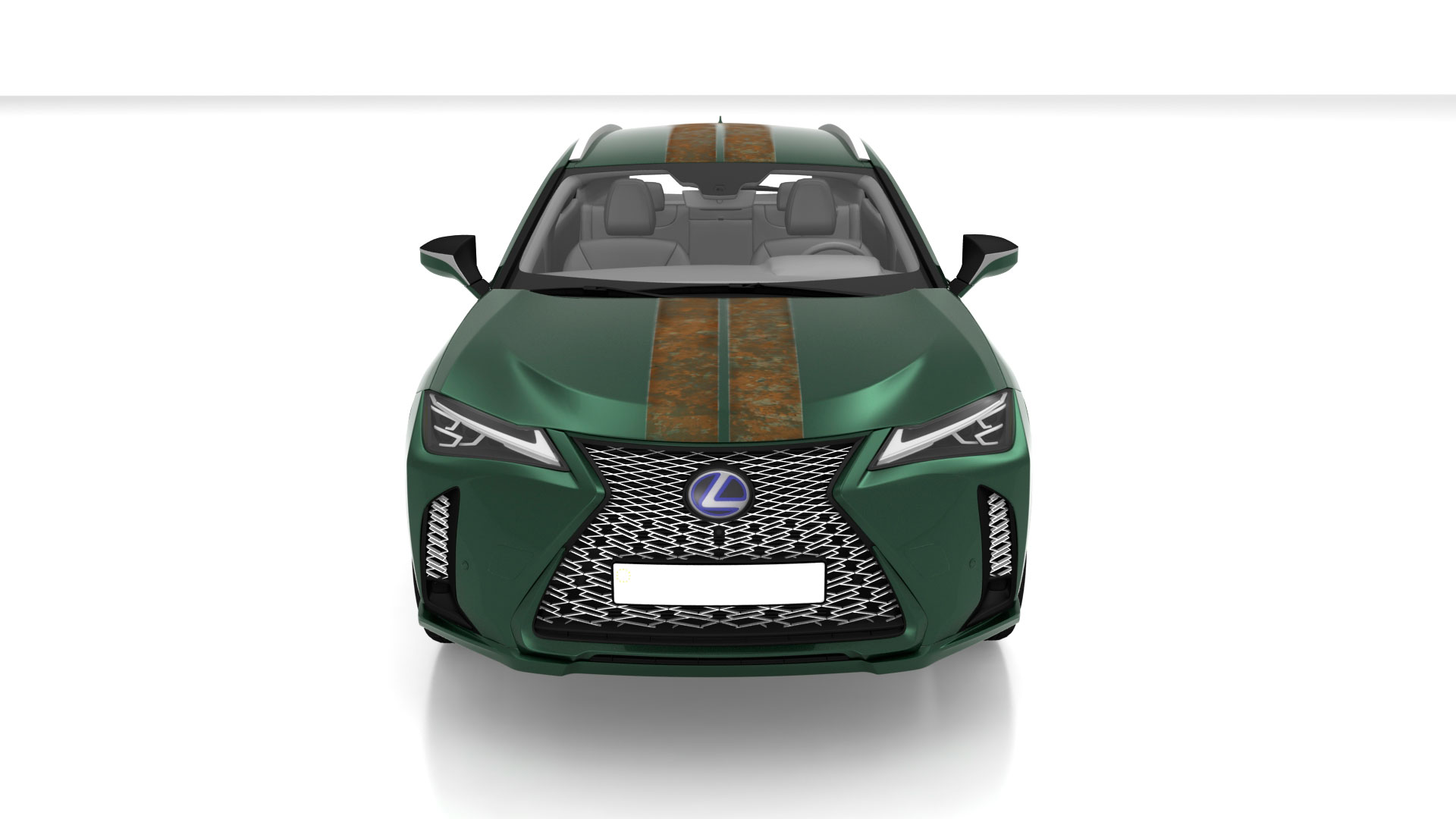Diseño realizado por Francisco Segarra para el concurso Lexus UX Art Car