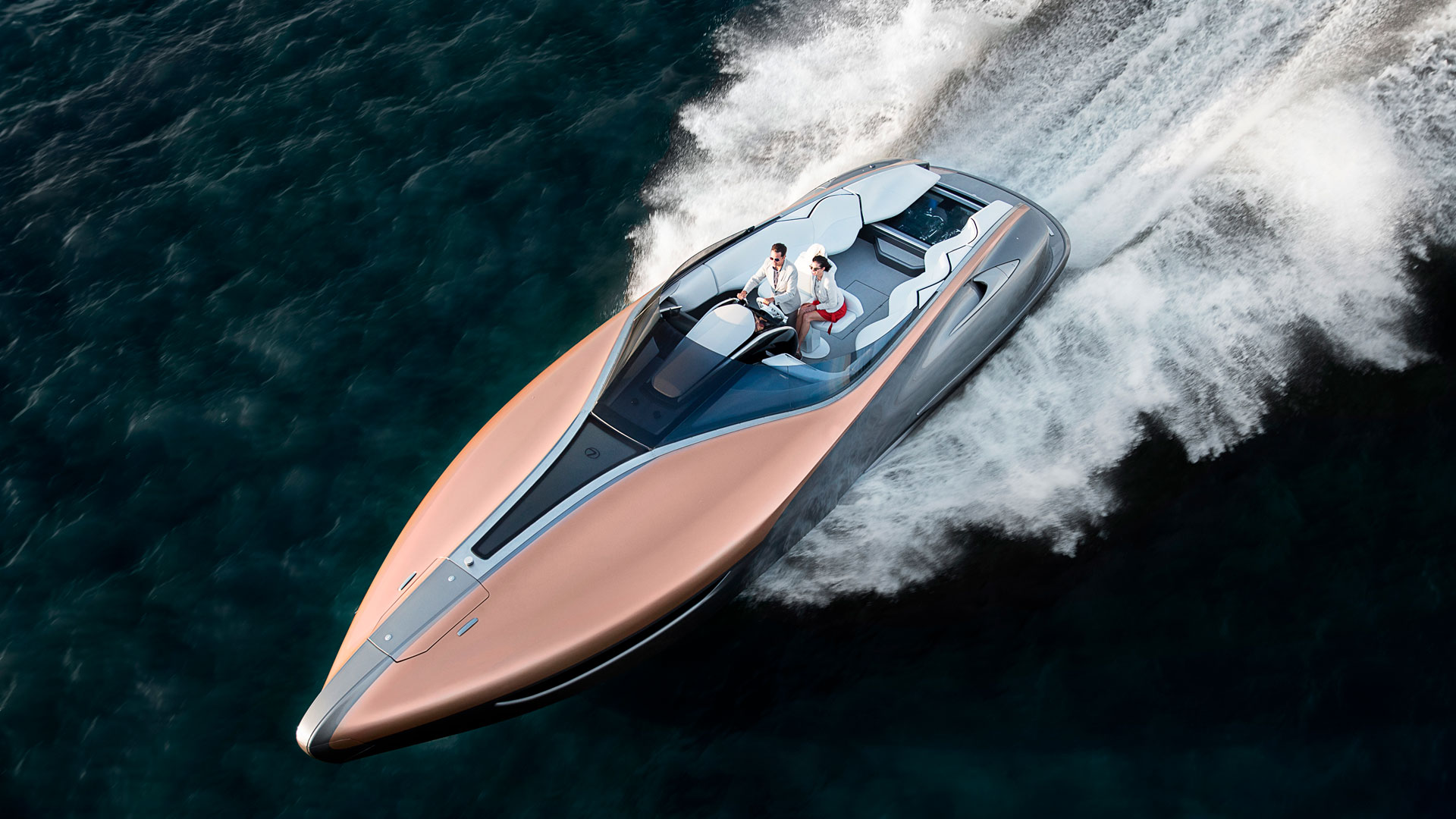 El concepto Sport Yacht de Lexus se ha creado en colaboración con Marquis Larson Boat Group
