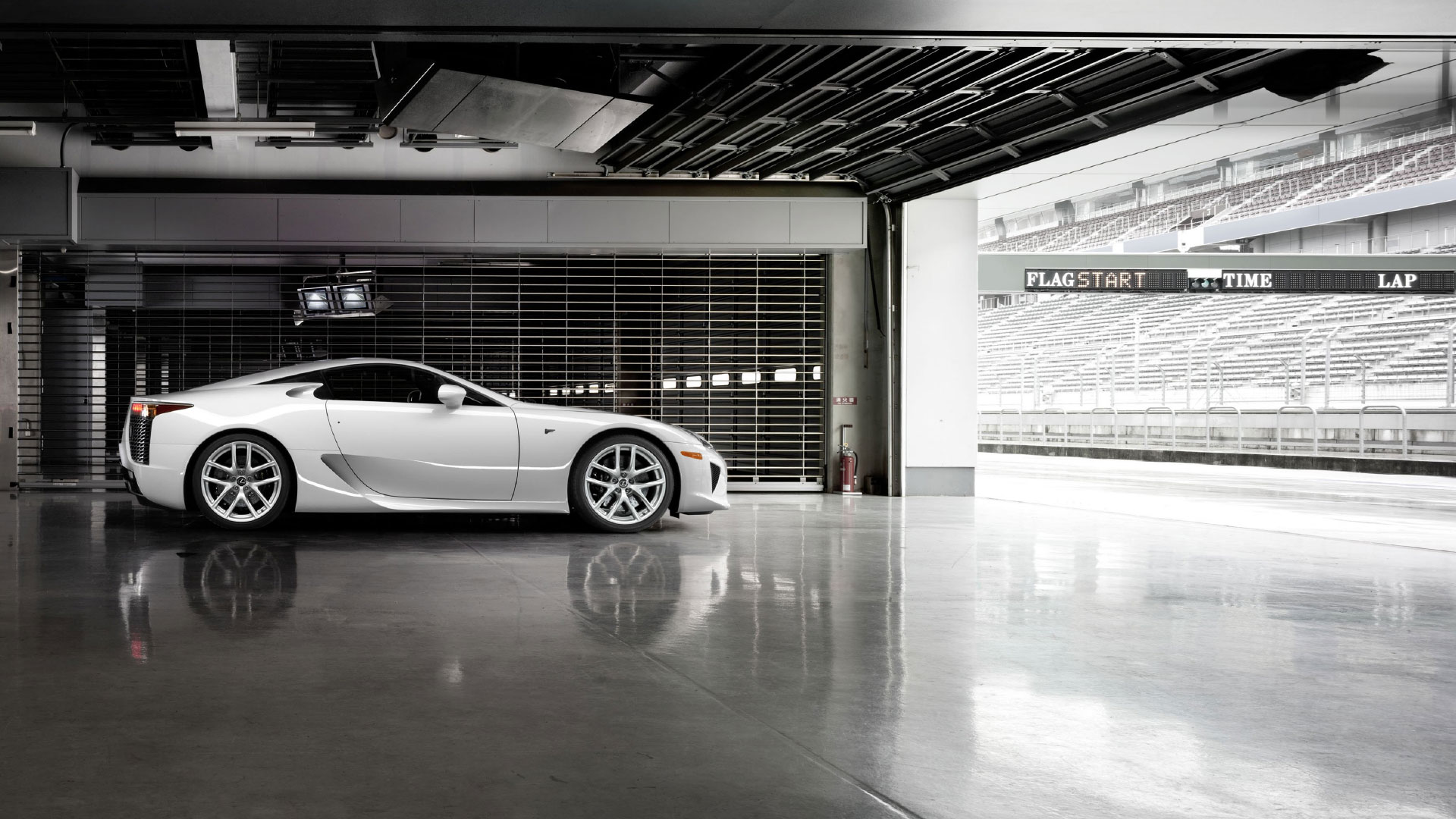 lexus lfa born on track