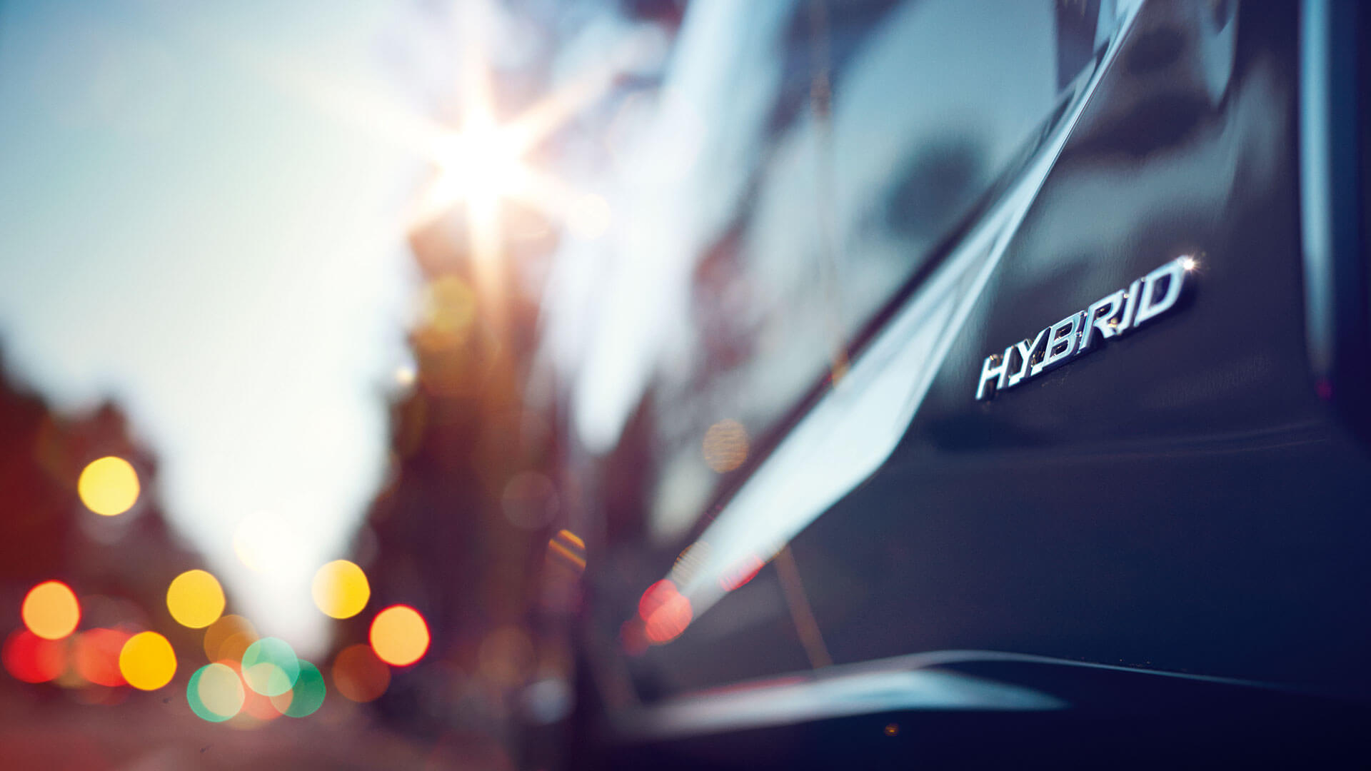 Hybrid logo van een Lexus