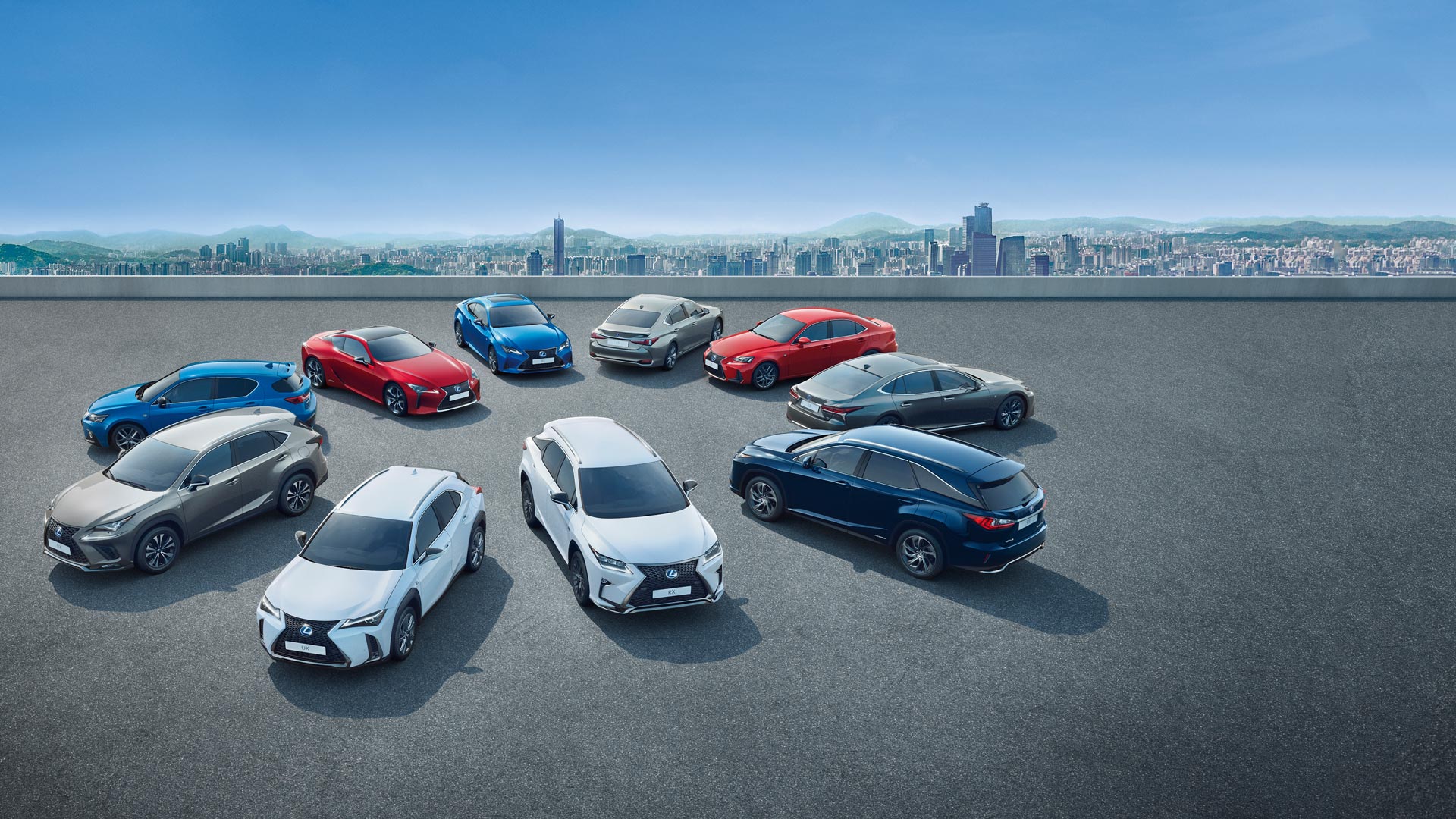 De volledige Hybrid range van Lexus