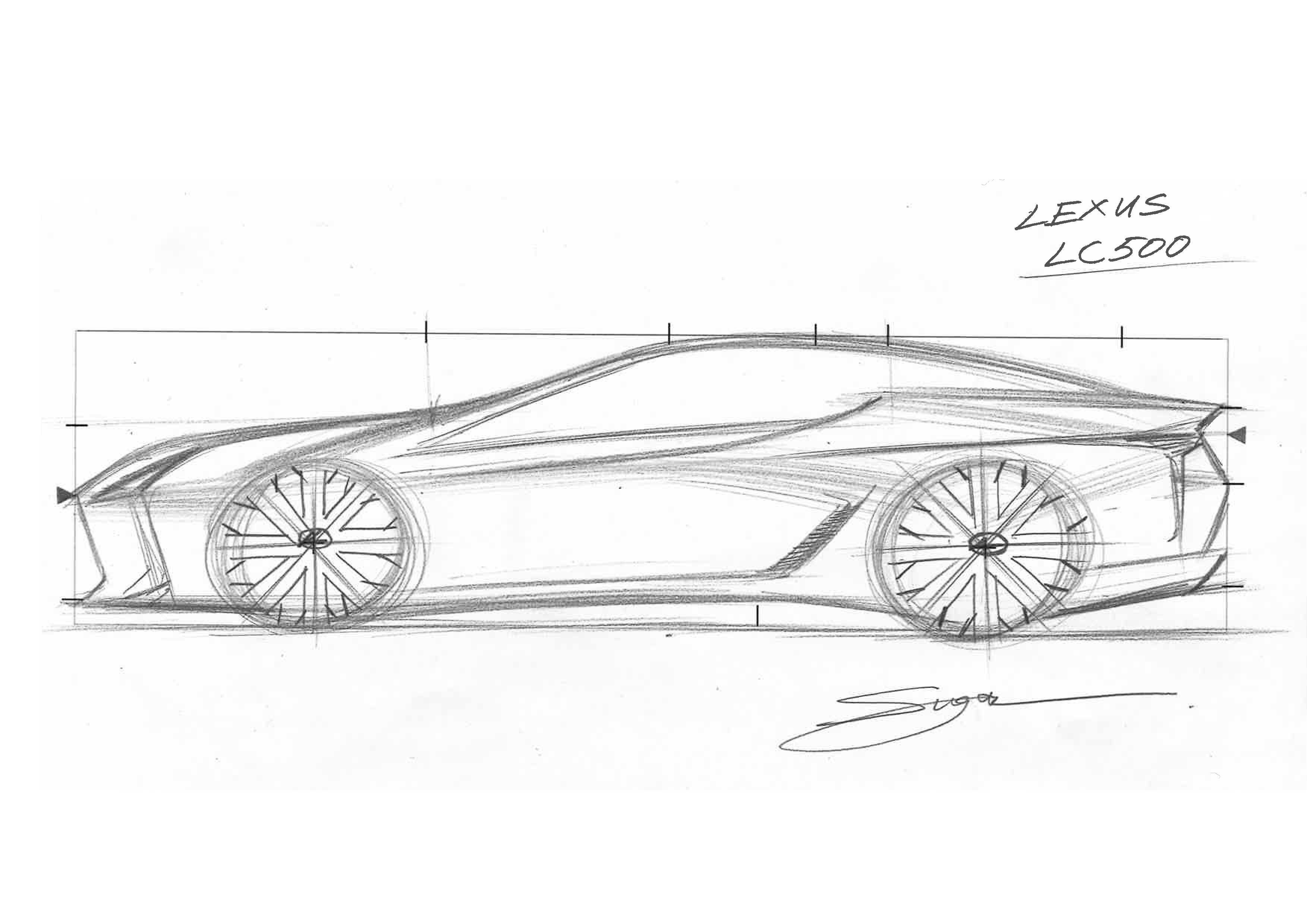 Lexus mostra fas como desenhar Image